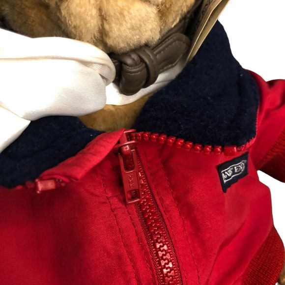 VTG 1997 Lands End Explorer Bears Bearon Von Oops Gund Stuffed Plush Animal Bear - Picture 11 of 15